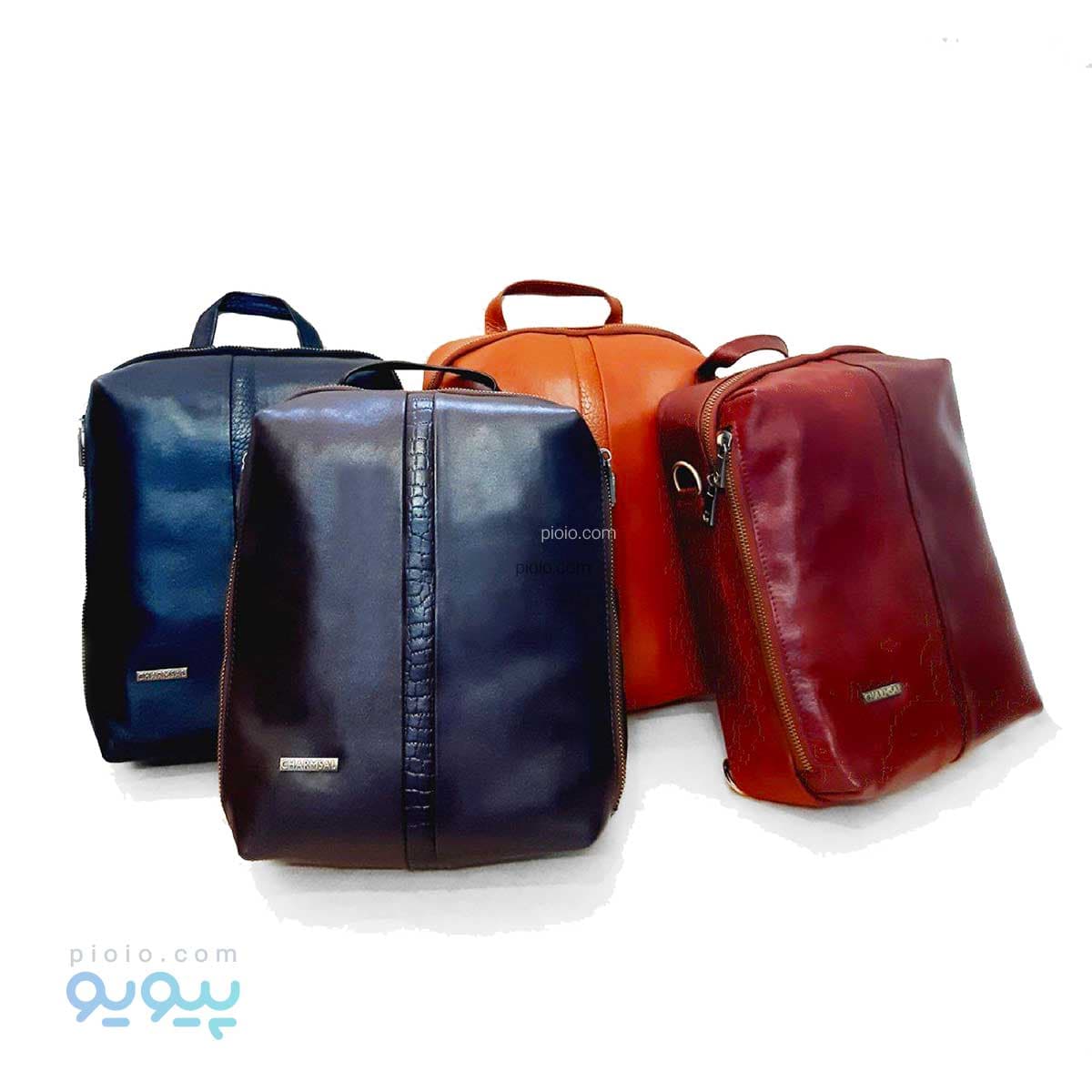کوله پشتی سه کاره چرم گاوی چرمسال