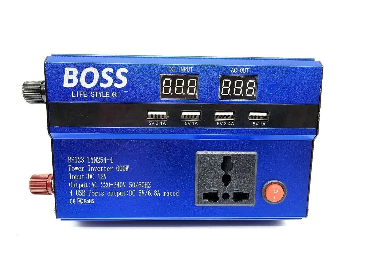 مبدل (کانورتر) برق ۱۲ به ۲۲۰ ولت ۶۰۰ وات باس مدل Bs-co600 — تصویر ۳
