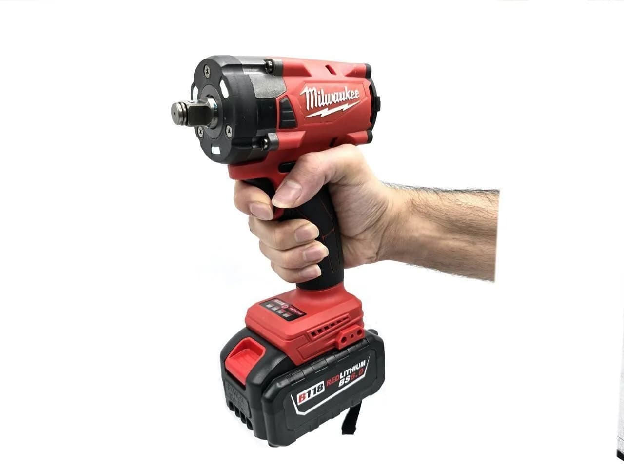 بکس شارژی براشلس 380 نیوتن طرح میلواکی مدل MV01 — تصویر ۲
