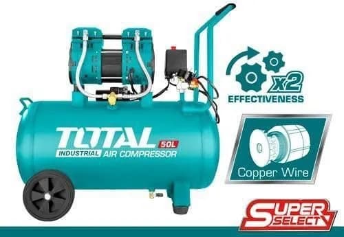 کمپرسور 50 لیتری سایلنت توتال مدل 1255011