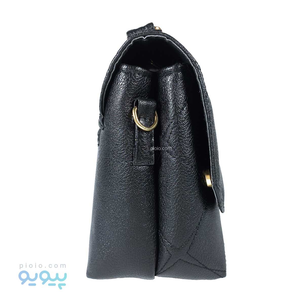 کیف دوشی زنانه طرح مربع و ستاره — تصویر ۳