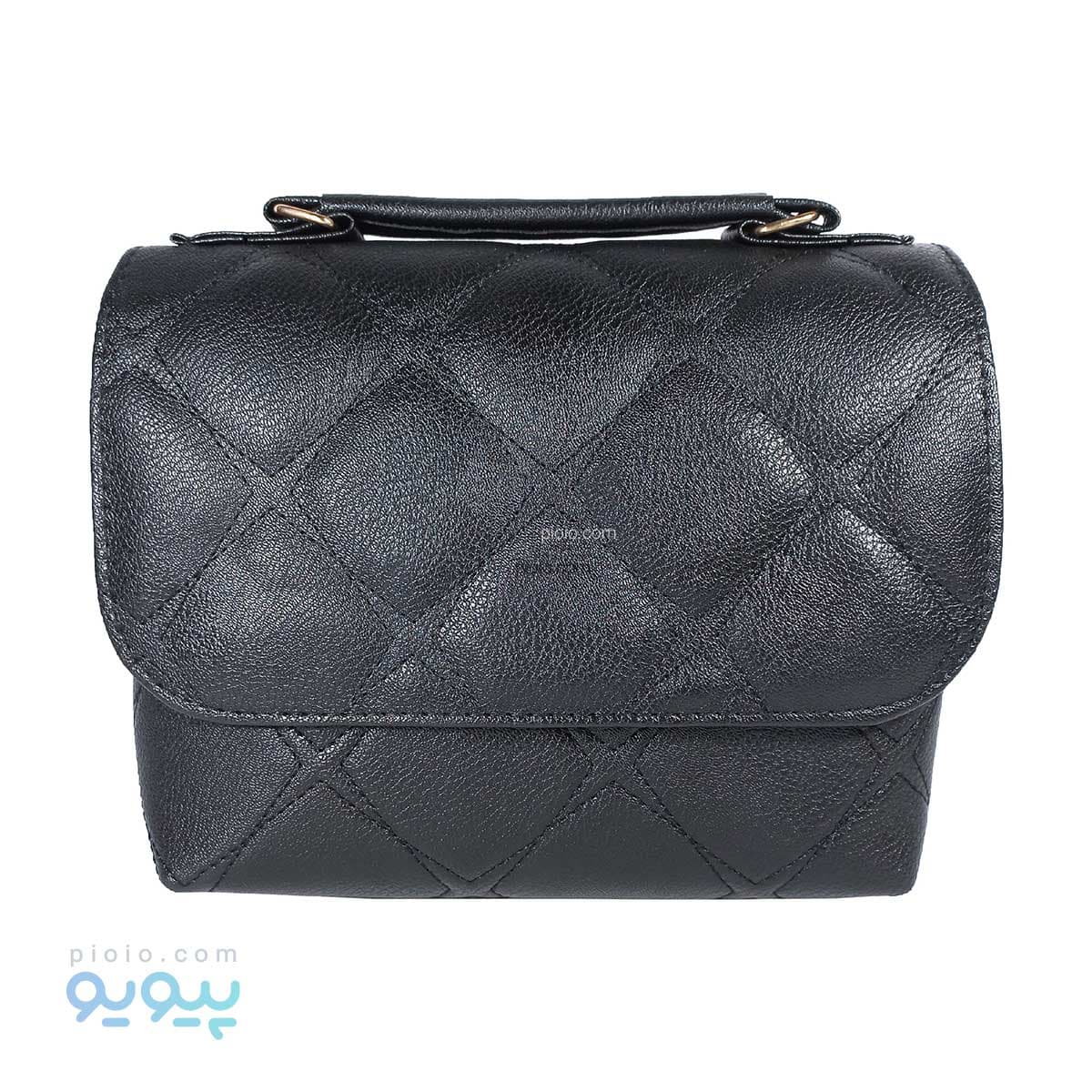 کیف دوشی زنانه طرح مربع و ستاره