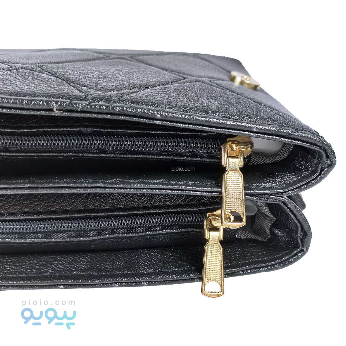 کیف دوشی زنانه طرح مربع و ستاره — تصویر ۵