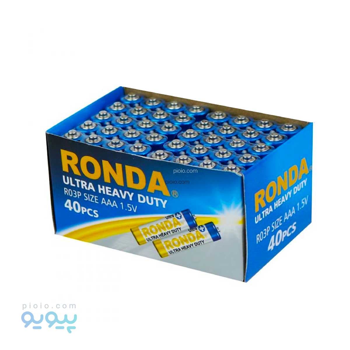 باتری قلمی روندا مدل R6P بسته 12 عددی — تصویر ۷