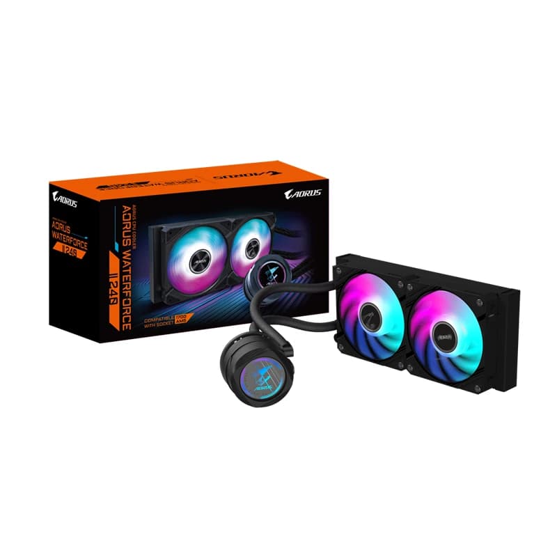 خنک کننده مایع پردازنده گیگابایت AORUS WATERFORCE II 240 — تصویر ۴