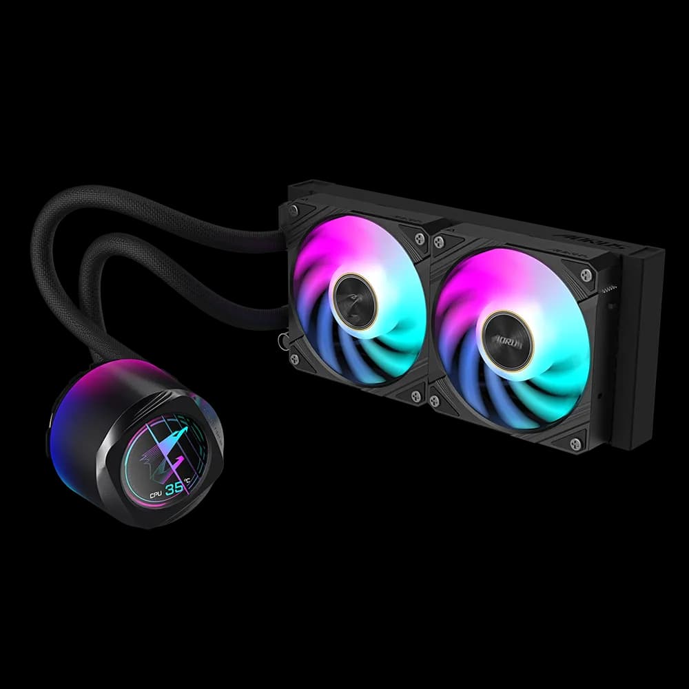 خنک کننده مایع پردازنده گیگابایت AORUS WATERFORCE X II 240 — تصویر ۲
