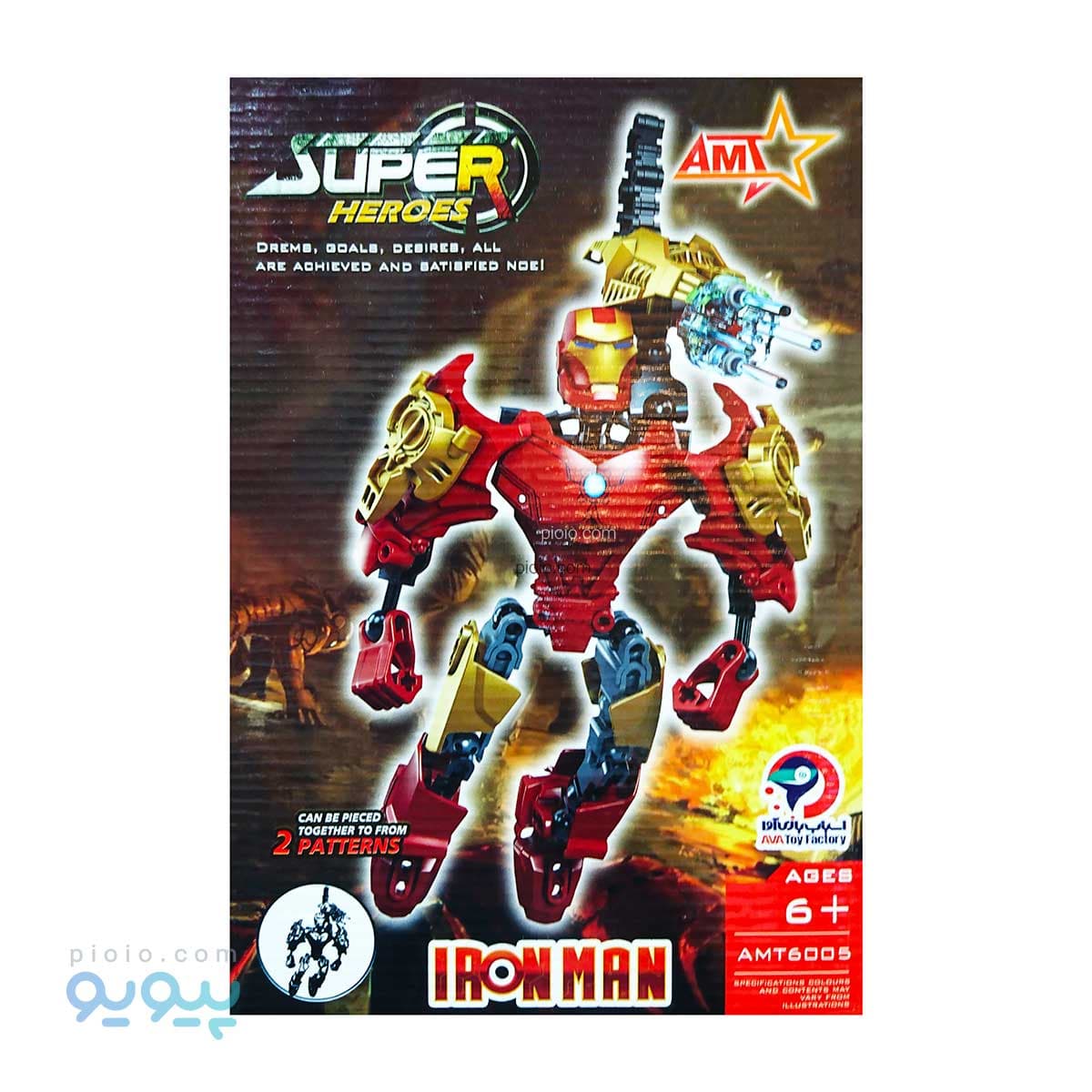 لگو ساختنی 6 عددی شخصیت super heroes آیتم AMT 6001-6006 تک و عمده — تصویر ۵