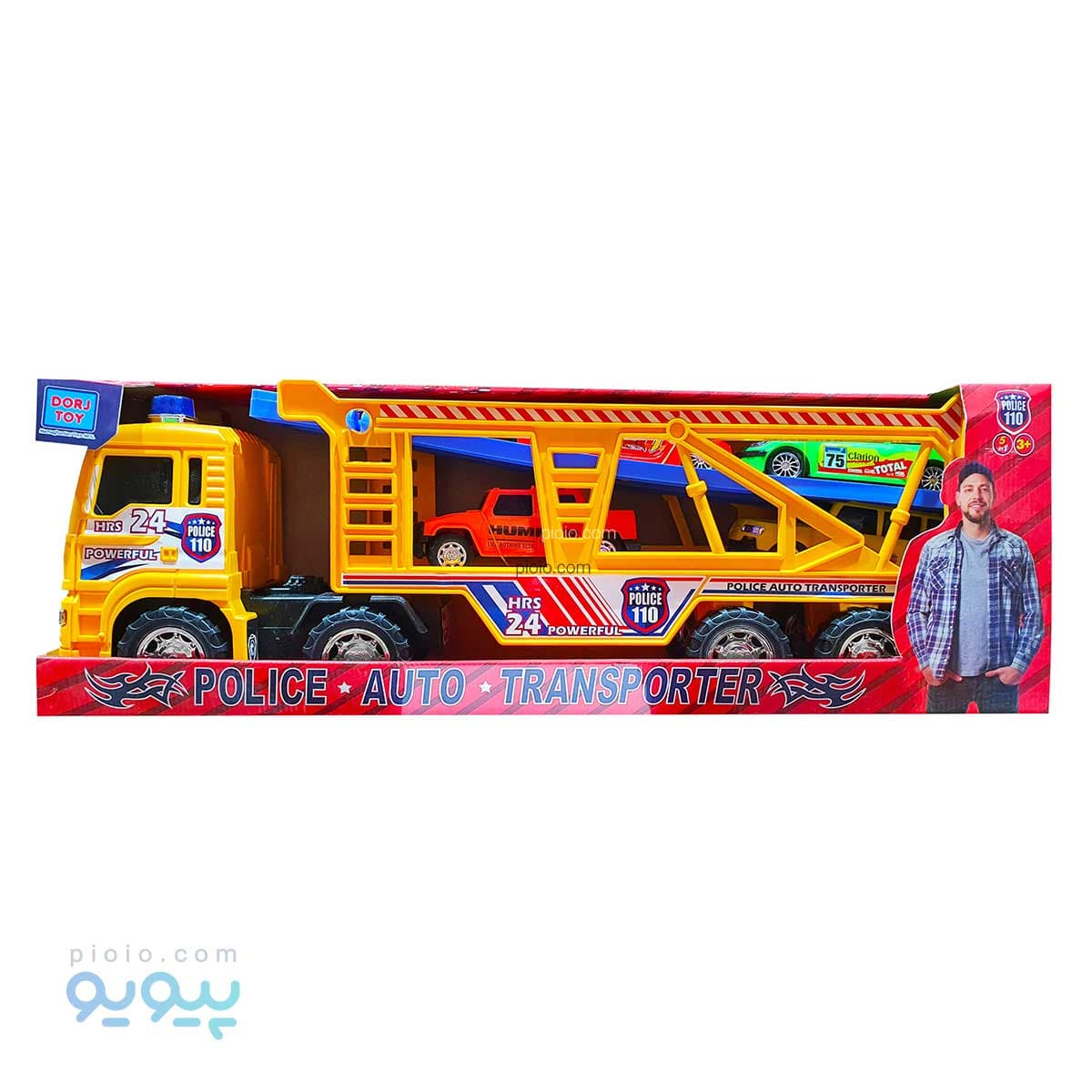 ماشین بر پلیس اسباب بازی درج آیتم 9959 تک و عمده