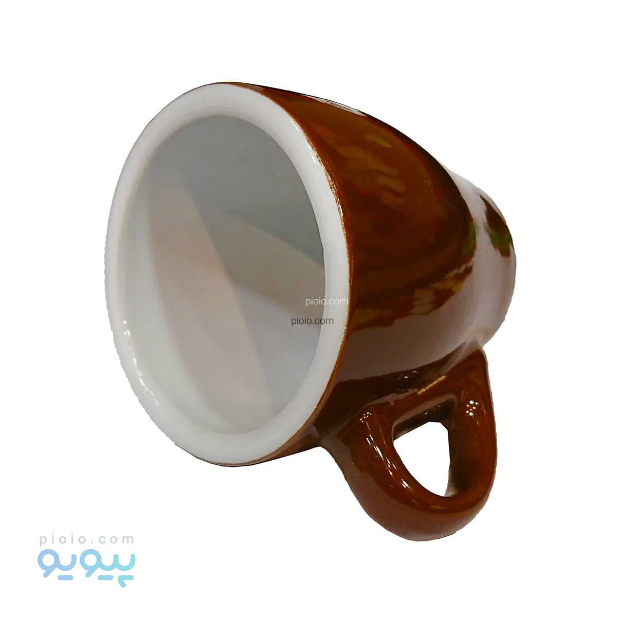 فنجان رنگی ساده دسته دار — تصویر ۴