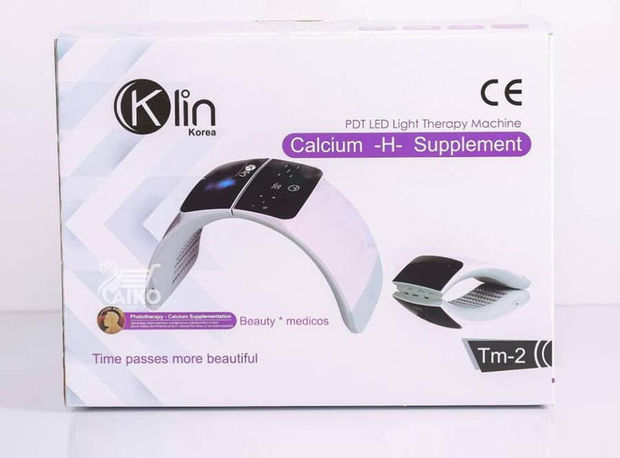 ماسک تونلی کلسیم دار کلین مدل LED تراپی 7 رنگ Klin — تصویر ۵