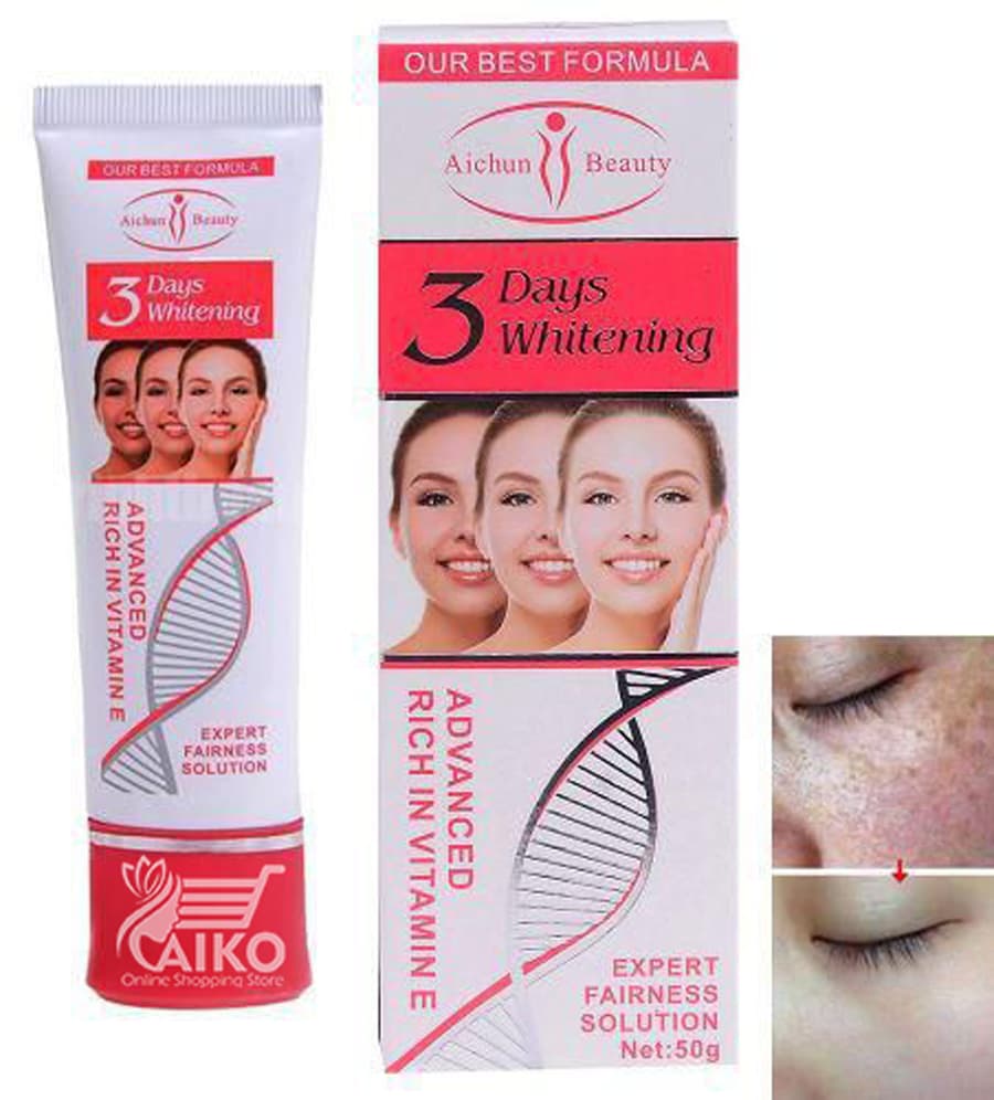 کرم سفید کننده پوست 3 روزه ایچون بیوتی Aichun Beauty — تصویر ۳