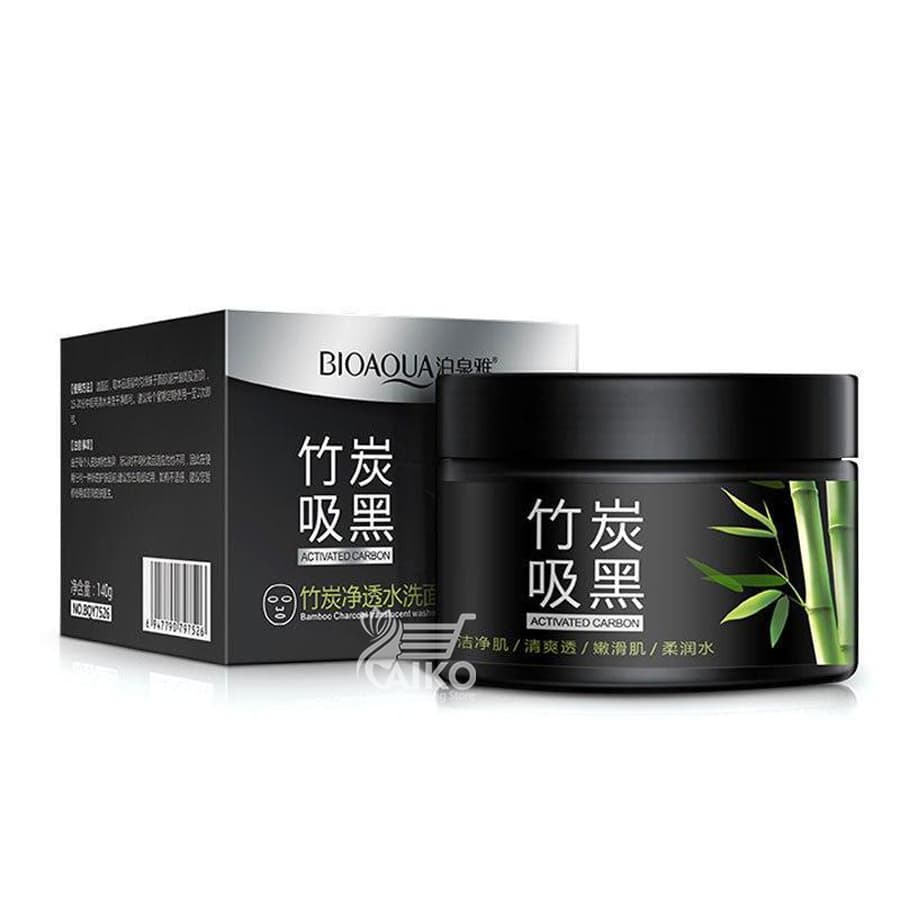 ماسک زغال کربن فعال بامبو بیوآکوا BIOAQUA