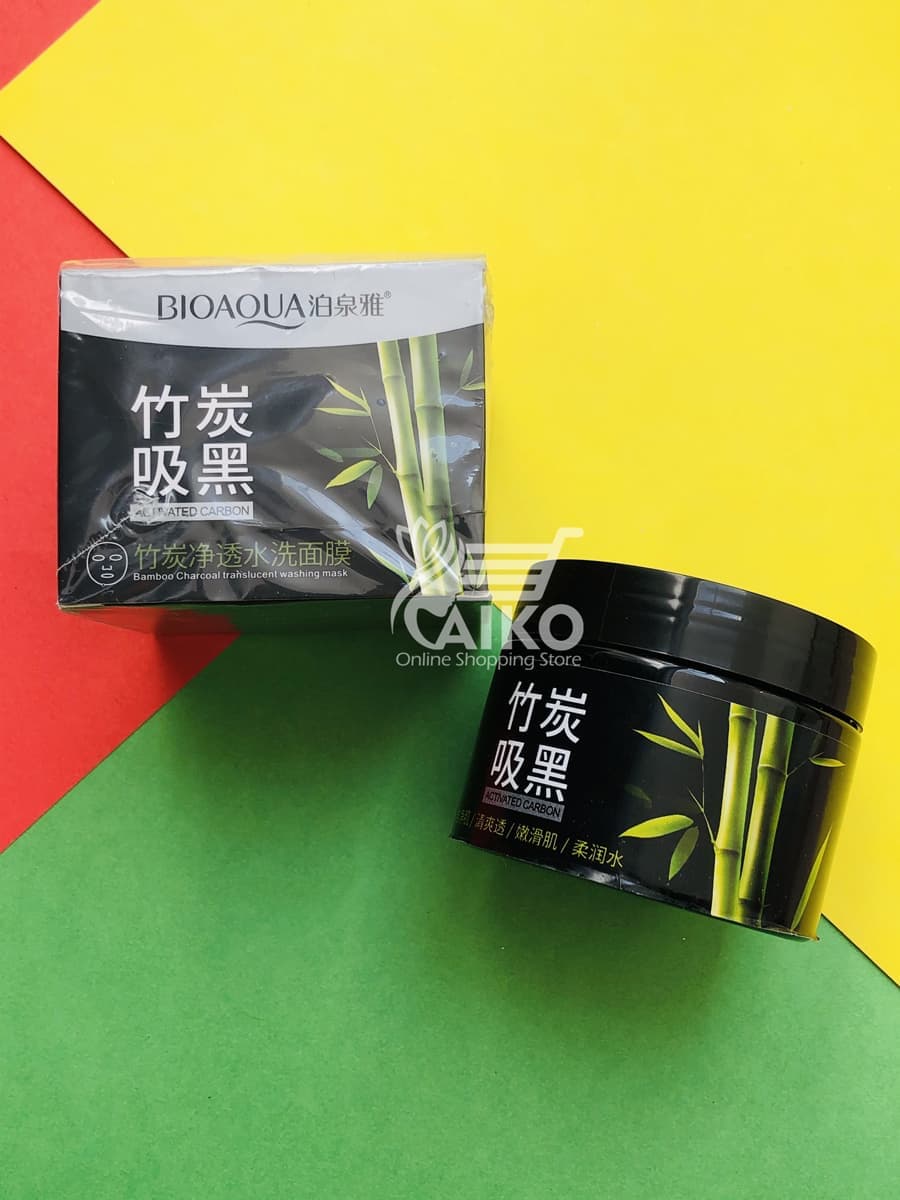 ماسک زغال کربن فعال بامبو بیوآکوا BIOAQUA — تصویر ۲