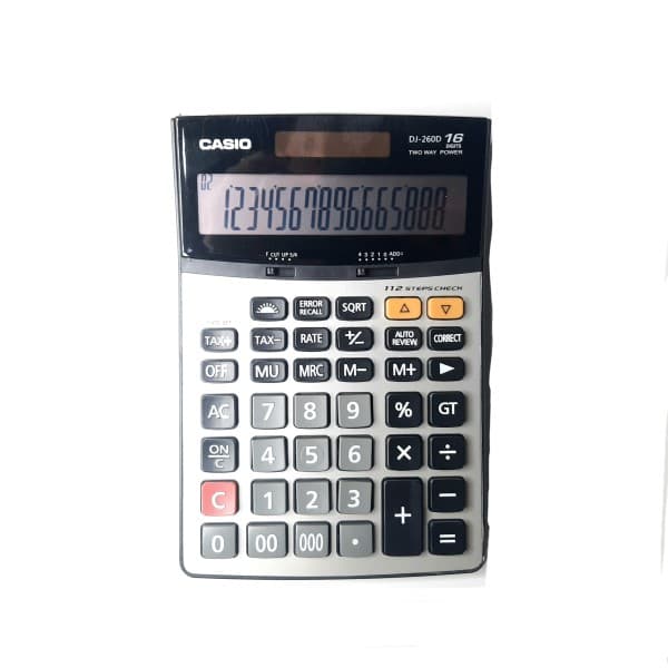ماشین حساب کاسیو DJ-260D — تصویر ۳