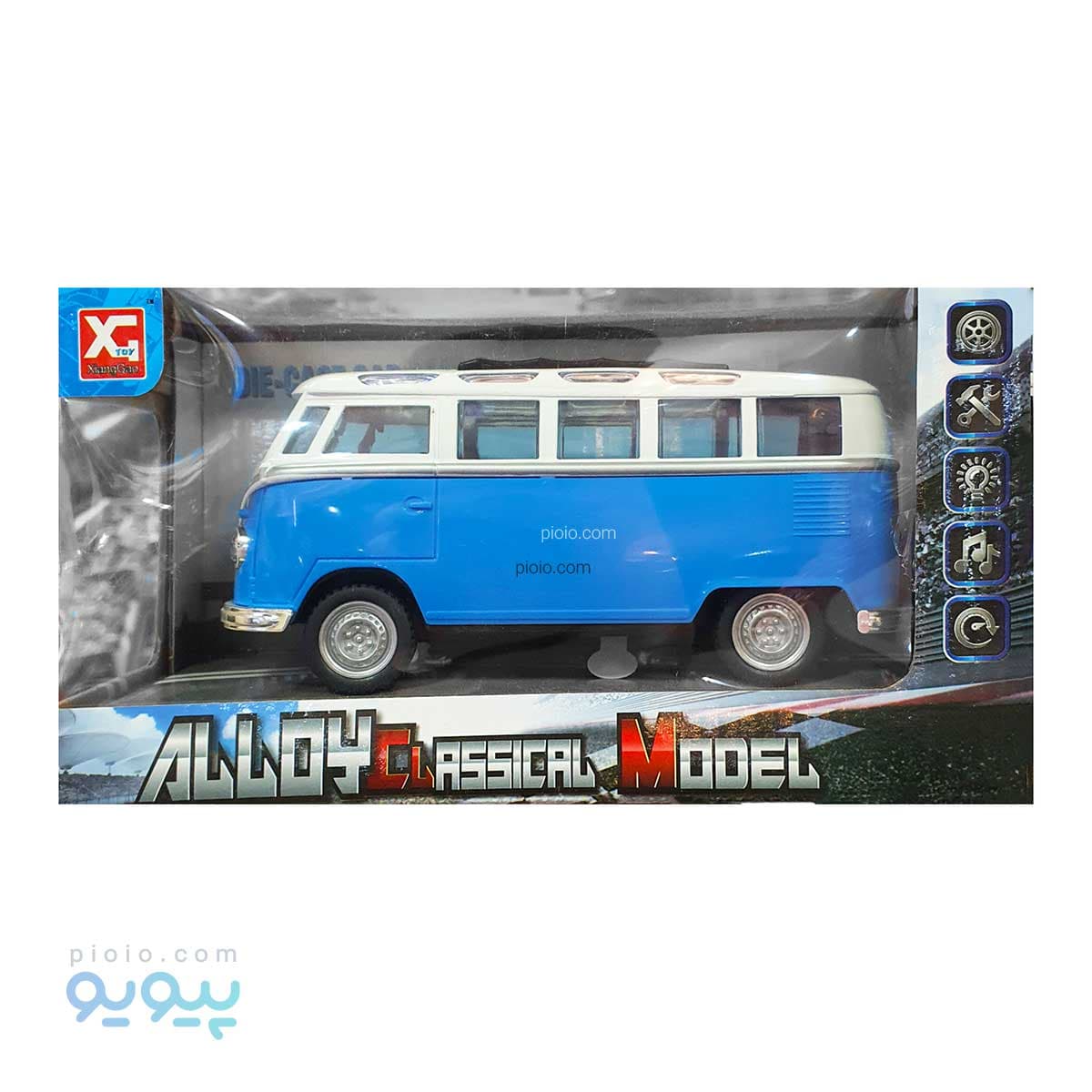 ماشین فلزی فولکس واگن برند یاران آیتم XG879-23A تک و عمده