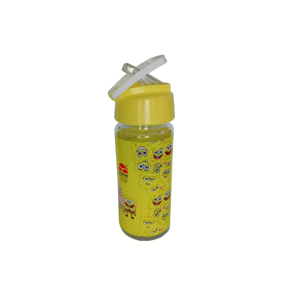 بطری استوانه ای طرح کارتونی نی دار کوچک مدل 305010 مانیا