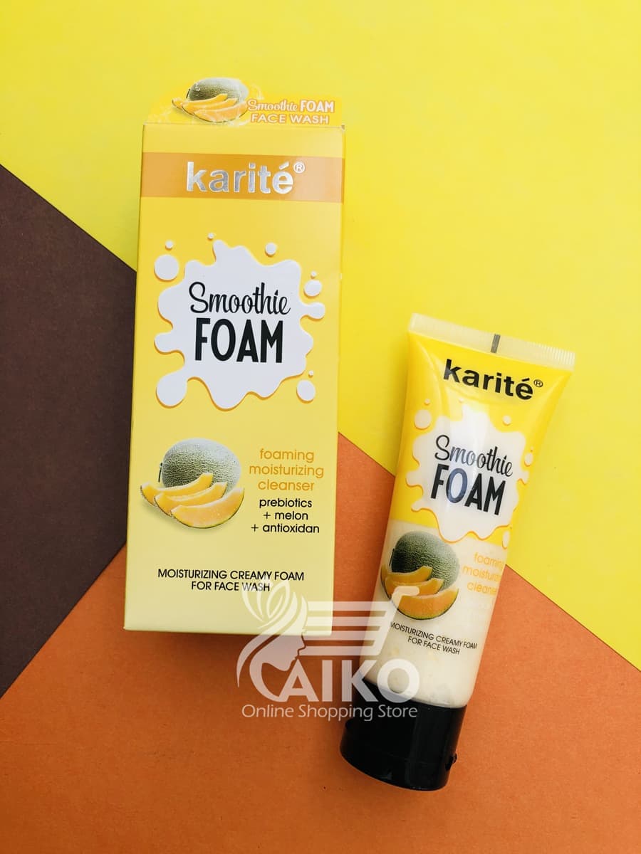 فوم شستشو صورت کاریته خربزه karite — تصویر ۲