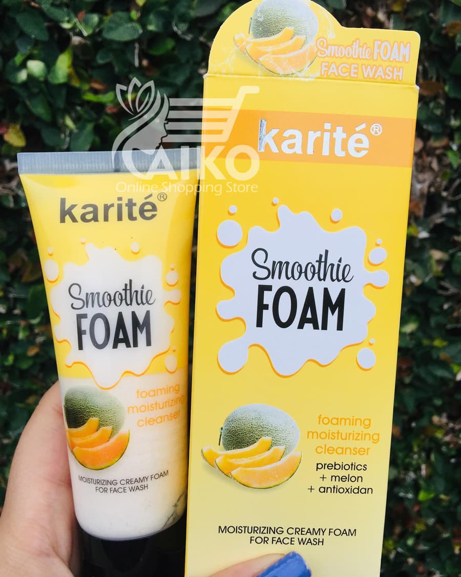 فوم شستشو صورت کاریته خربزه karite — تصویر ۵