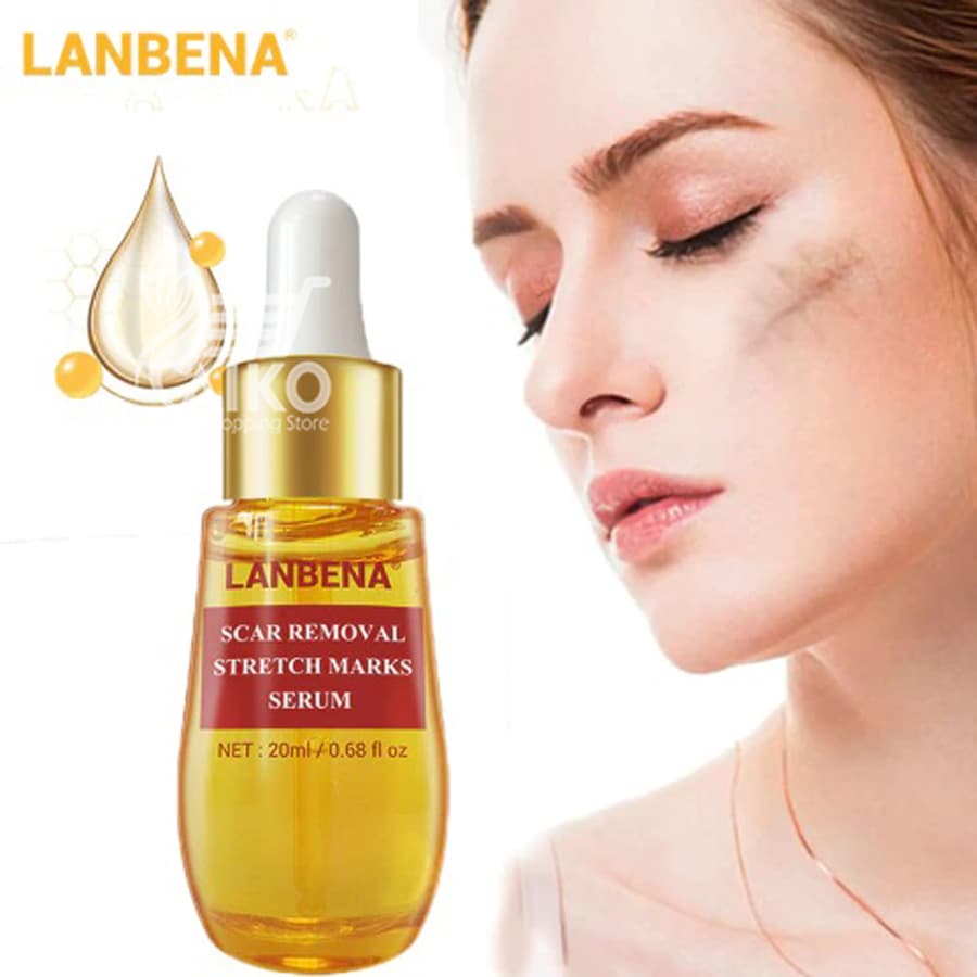 سرم بهبود زخم و رفع جای جوش و اسکار لانبنا LANBENA — تصویر ۳