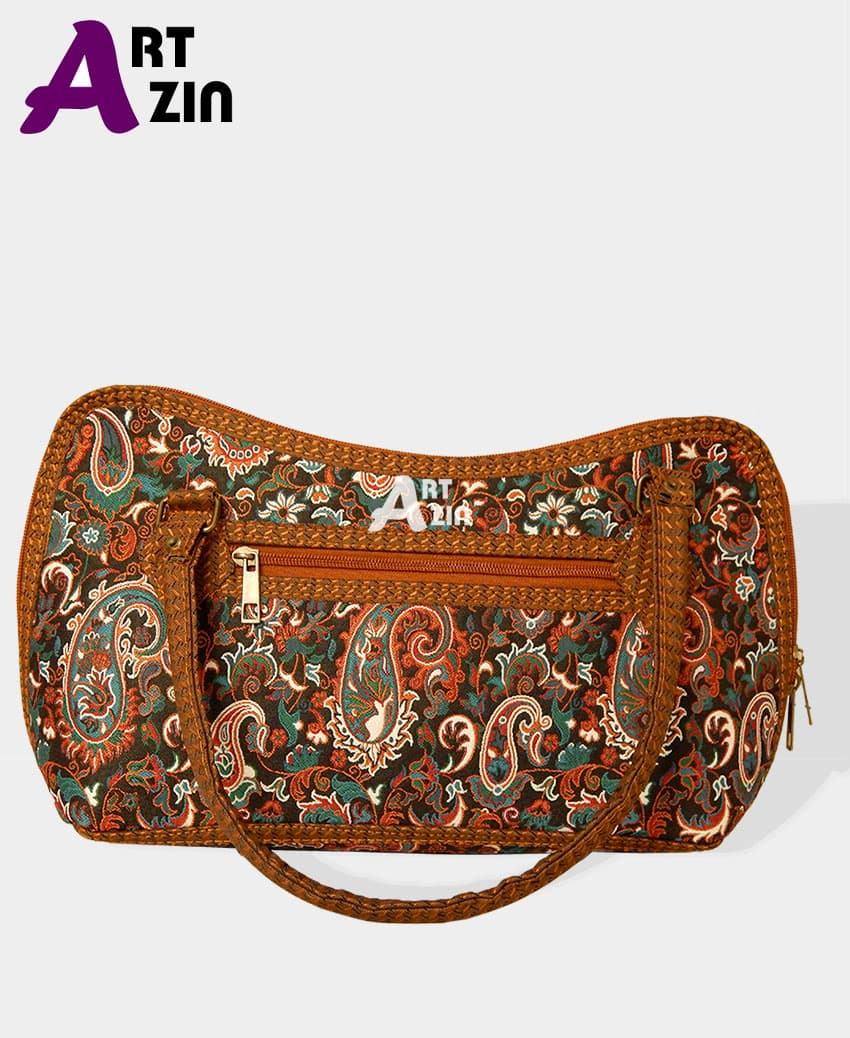 کیف زنانه شیک سنتی قایقی ترمه یزد کد : 2 – 507