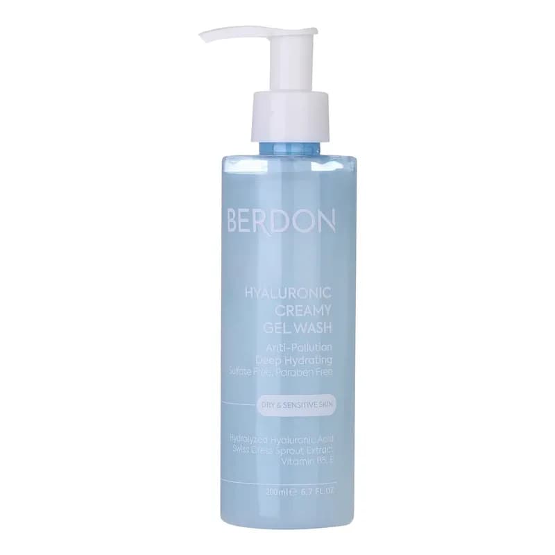 ژل شست‌وشوی کرمی هیالورونیک اسید بردون | آبرسان قوی200ml