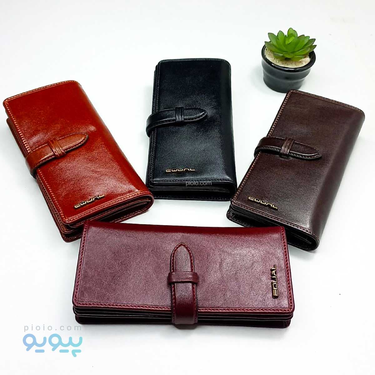 کیف پول کتی چرم طبیعی اکوال آیتم 62030 تک و عمده