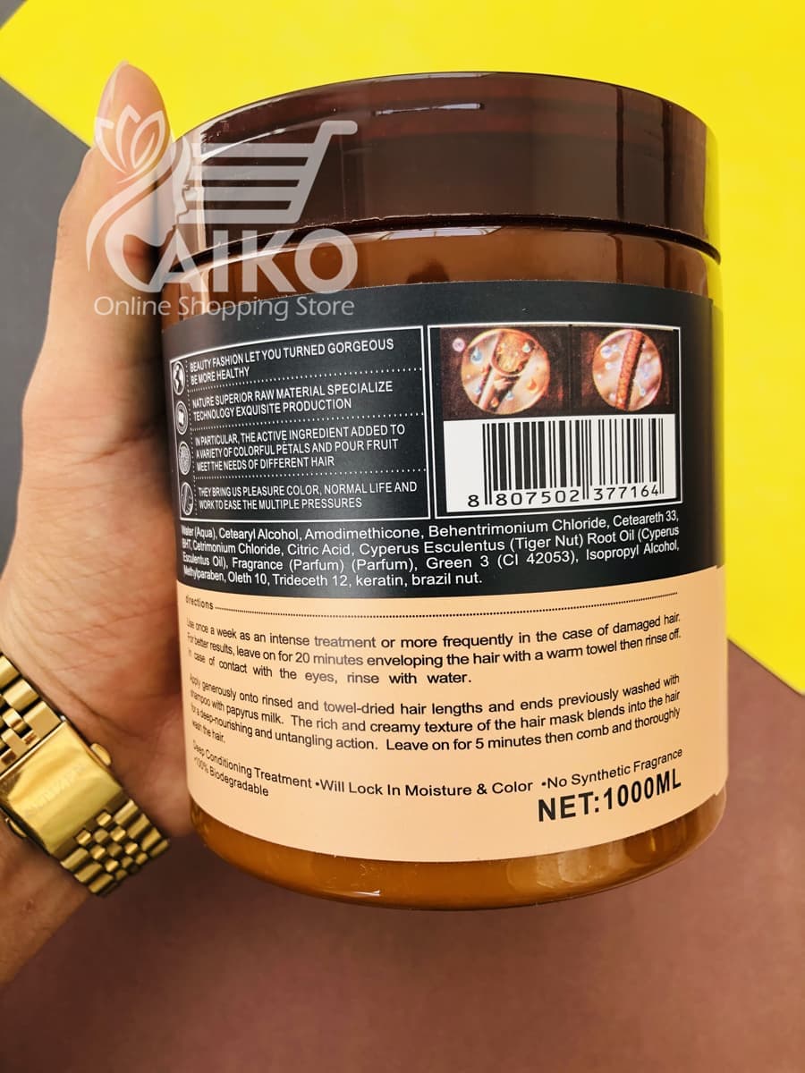 ماسک مو کراتین برزیلی 1000 میل BRAZIL NUT — تصویر ۳