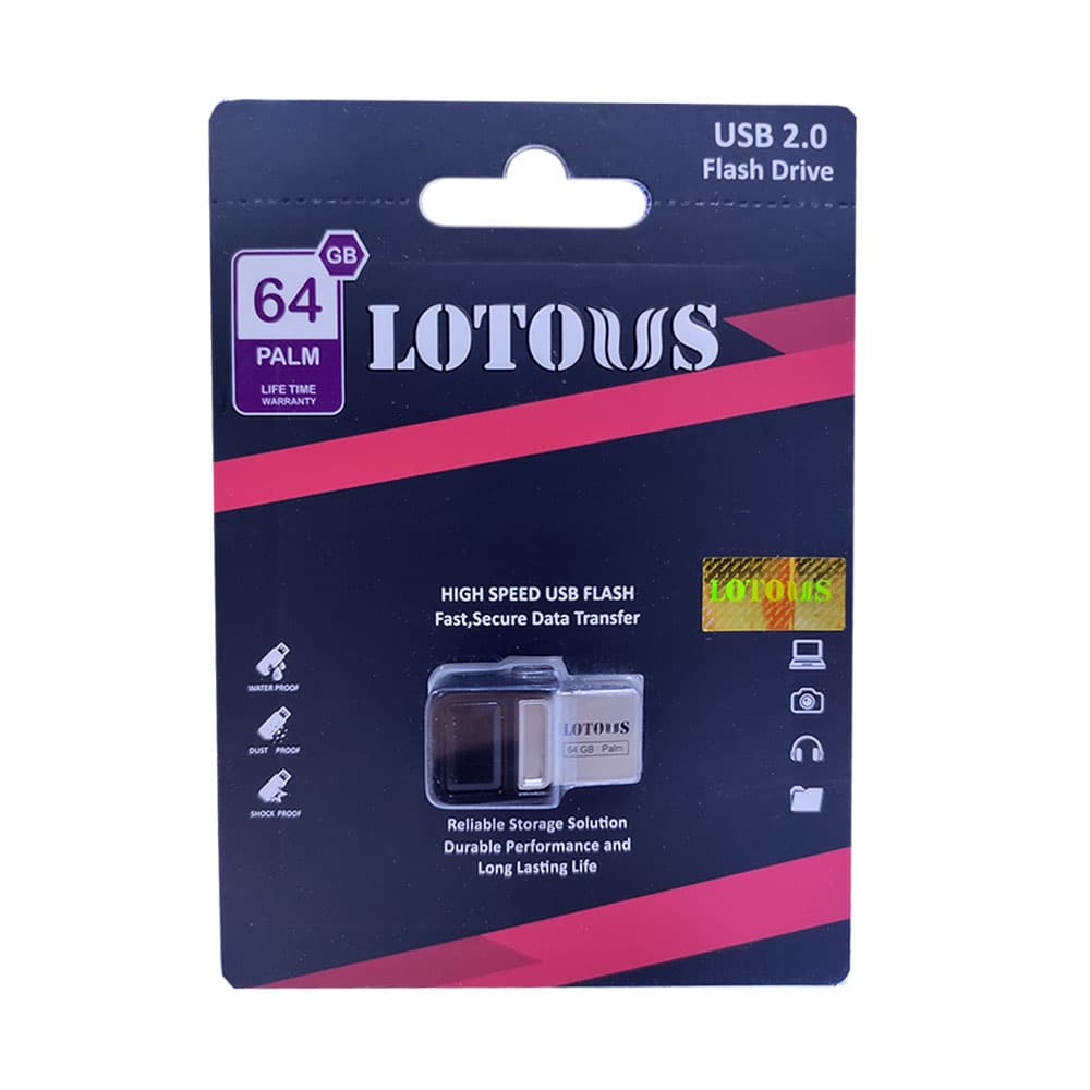 فلش مموری لوتوس مدل LOTOUS Palm OTG ظرفیت 64 گیگابایت