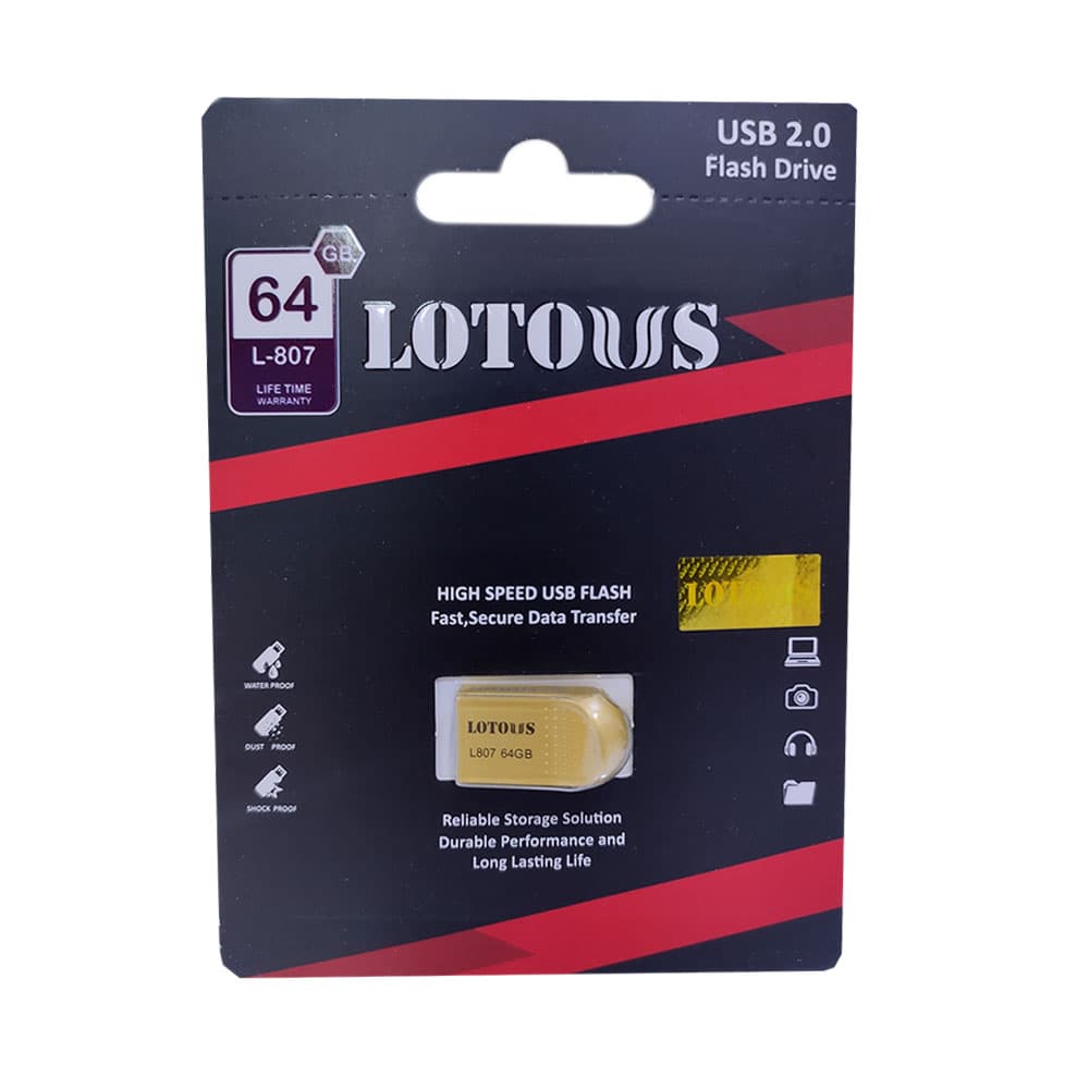 فلش مموری لوتوس مدل LOTOUS L807 ظرفیت 64 گیگابایت