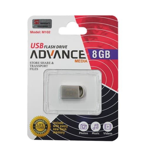 فلش مموری ادونس مدل Advance M102 ظرفیت 8 گیگابایت
