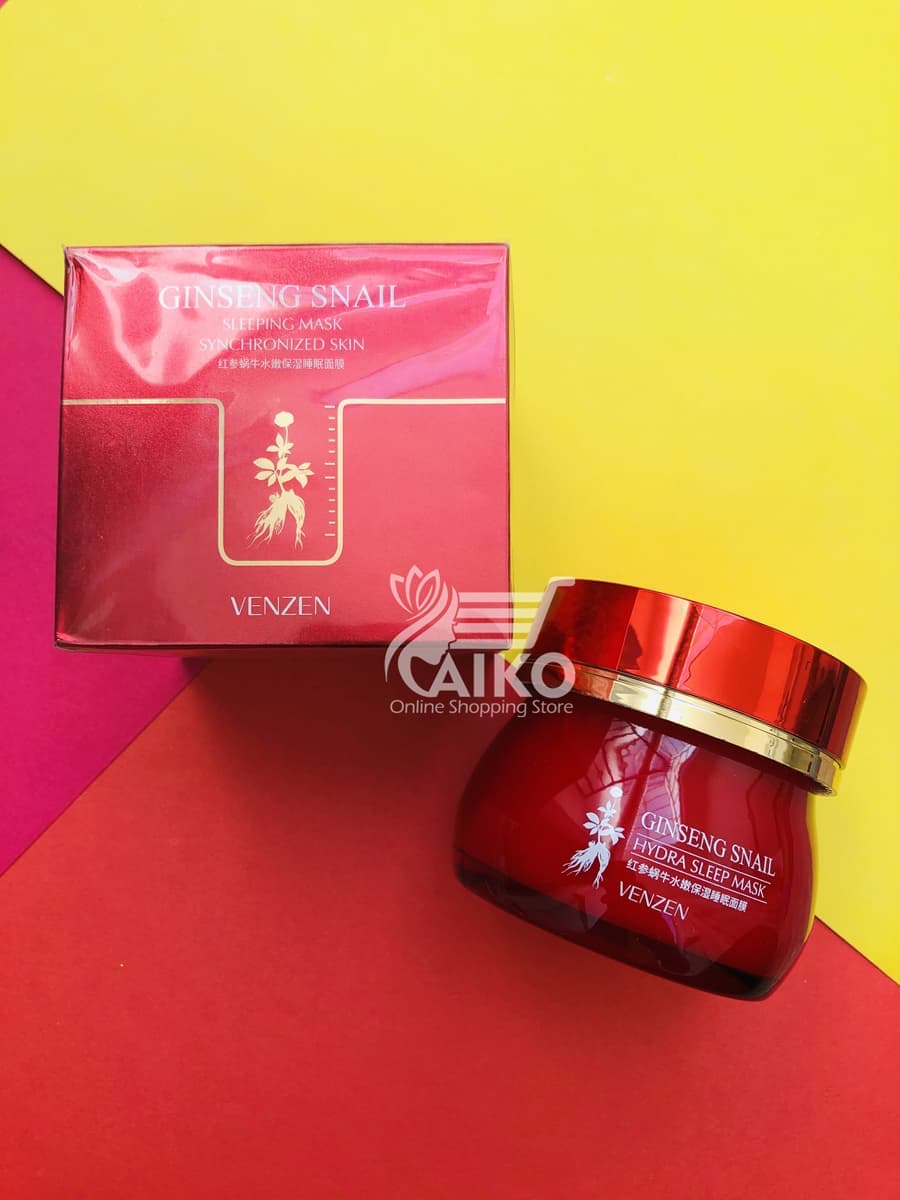 ماسک شب جینسینگ حلزون ونزن VENZEN — تصویر ۲