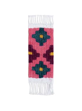 نشانگر کتاب نخی نشانک طرح گلیم