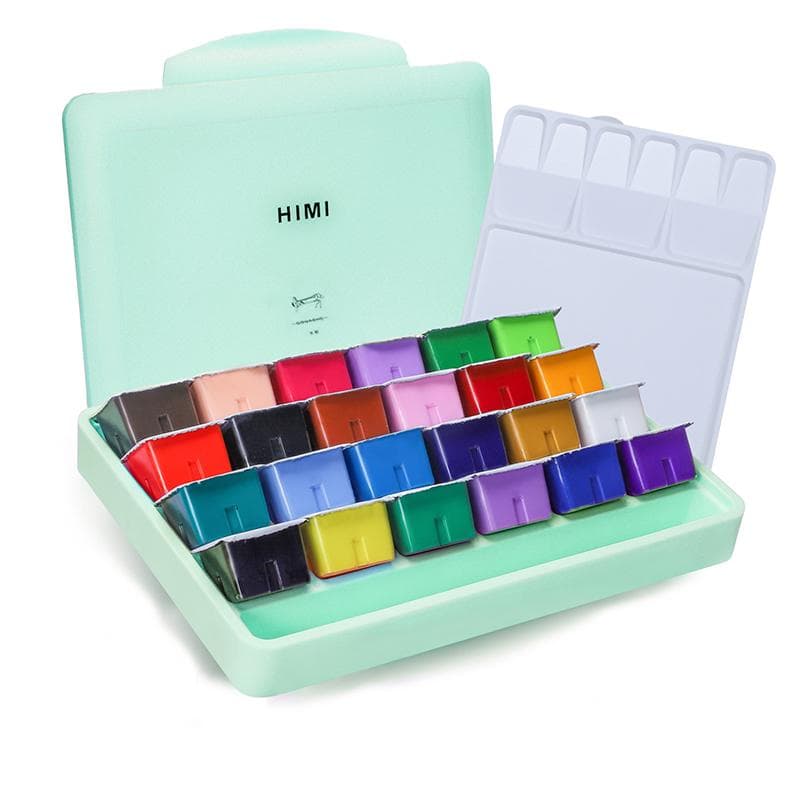 گواش ژله ای 24 رنگ HIMI (30میل) — تصویر ۳