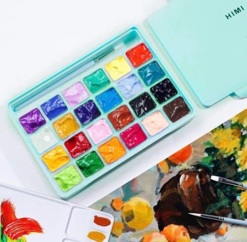گواش ژله ای 24 رنگ HIMI (30میل) — تصویر ۲