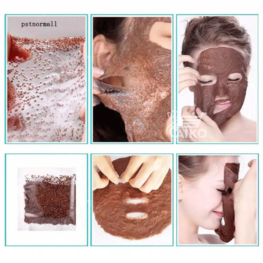 ماسک صورت جلبک دانه ریز ورقه ای بیوآکوا BIOAQUA — تصویر ۵