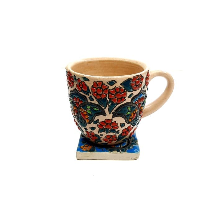 فنجان سفالی سنتی کد 02