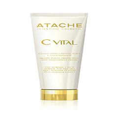 کرم آنتی اکسیدان، مرطوب کننده و ضد پیری اتچه مخصوص پوست های نرمال و خشک Atache Moisturizing, Protecting and Antioxidant Cream / Normal and Dry Skins CVITAL