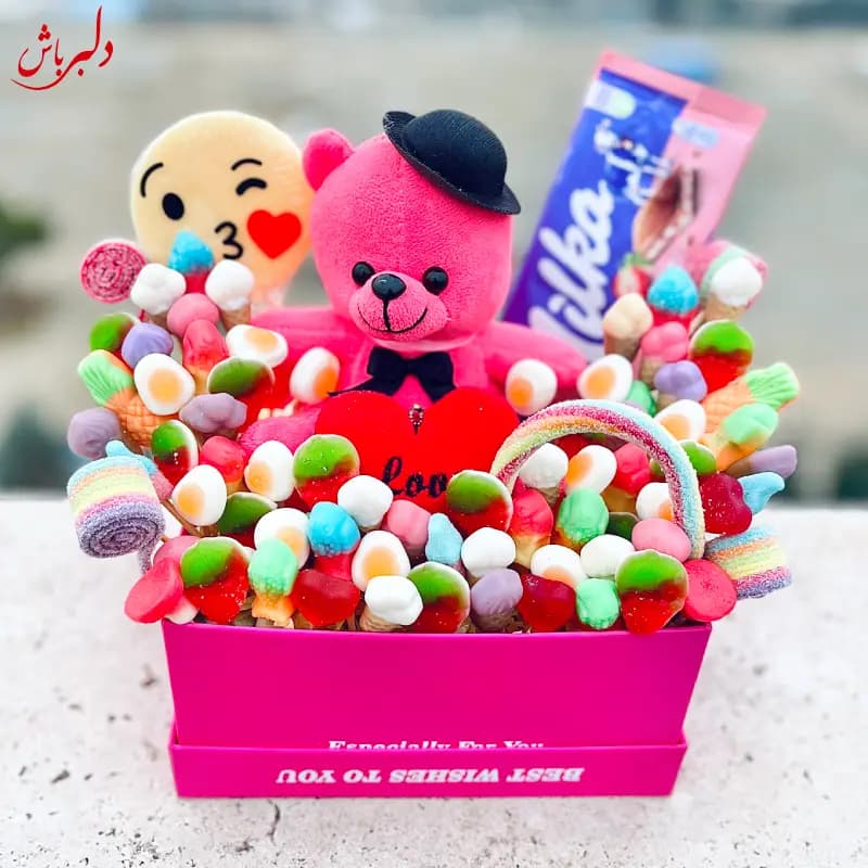 باکس خرس کلاهدار قلبی