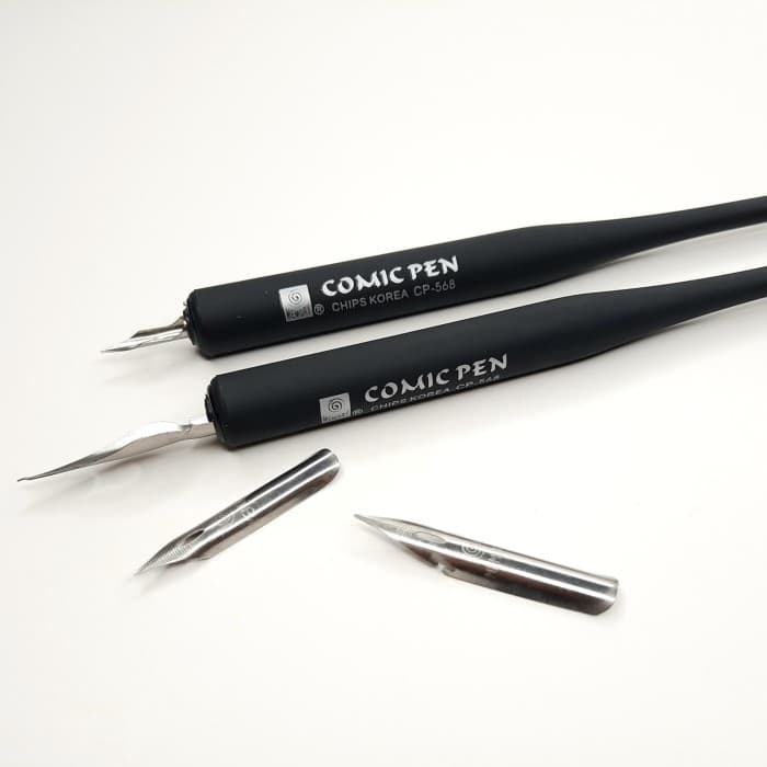 دسته قلم فلزی با ۴ نوک فلزی مختلف comic pen — تصویر ۲
