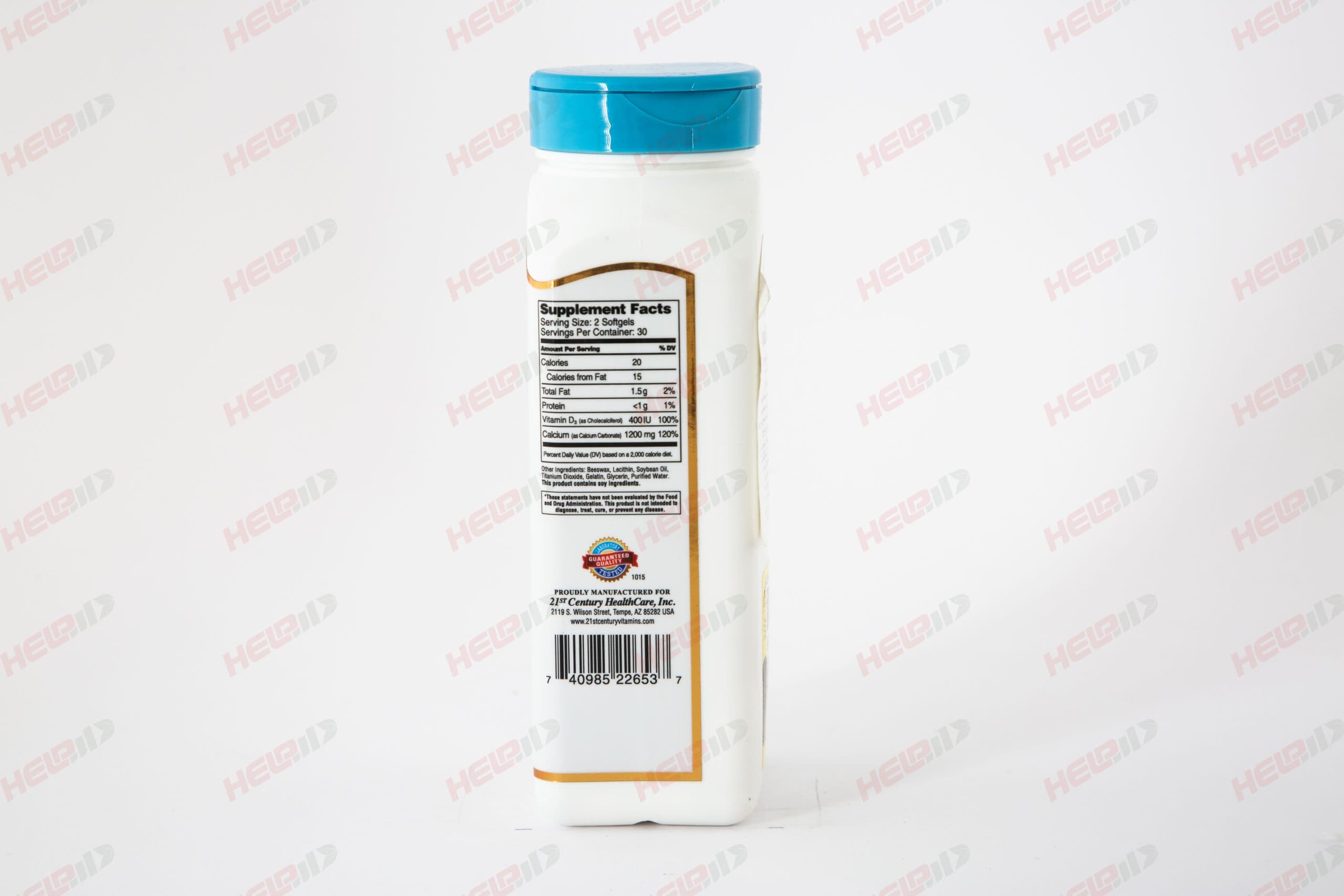 سافت ژل کلسیم لیکوئید 600 و د3 21 سنتری — تصویر ۲