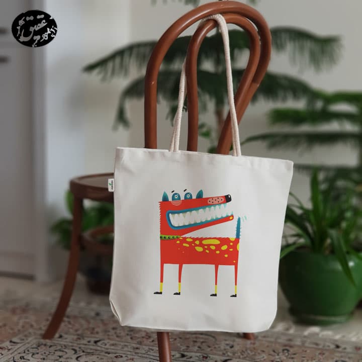کیف پارچه ای (ساک پارچه ای) هیولا کد 12 (عقیق)
