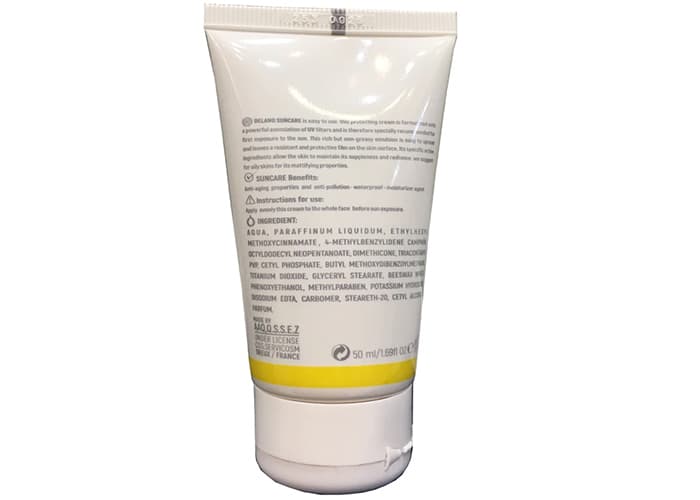 کرم ضد آفتاب بایوتچ دلانو (ضد آفتاب و ضد لک) SPF50 بژ طبیعی 50 میلیلیتر — تصویر ۲