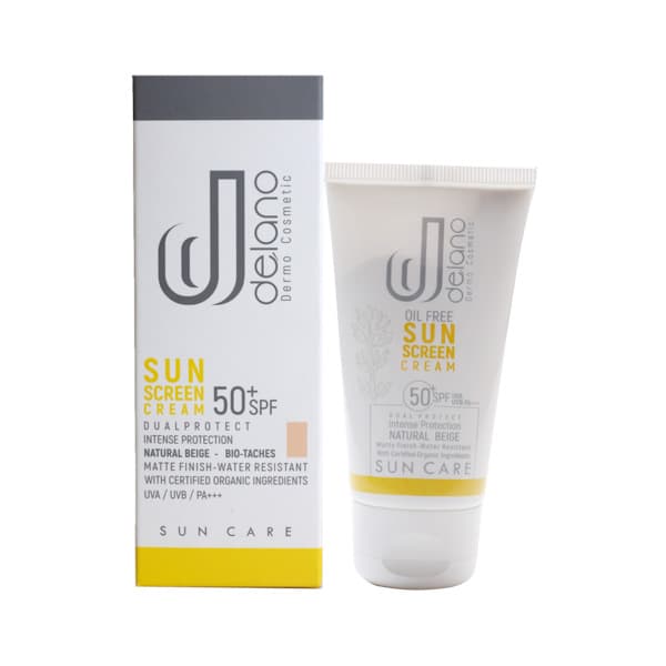 کرم ضد آفتاب بایوتچ دلانو (ضد آفتاب و ضد لک) SPF50 بژ طبیعی 50 میلی‌لیتر