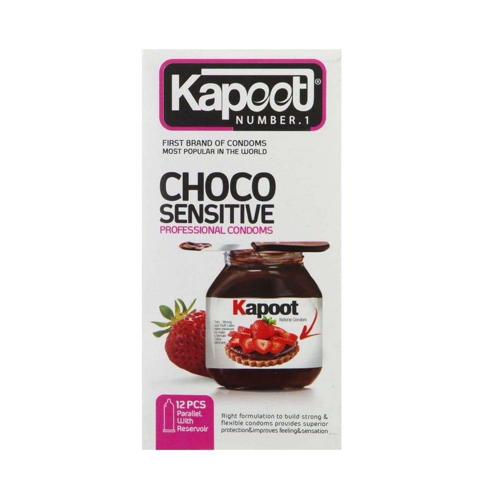 کاندوم کاپوت مدل Choco Sensitive بسته 12عددی