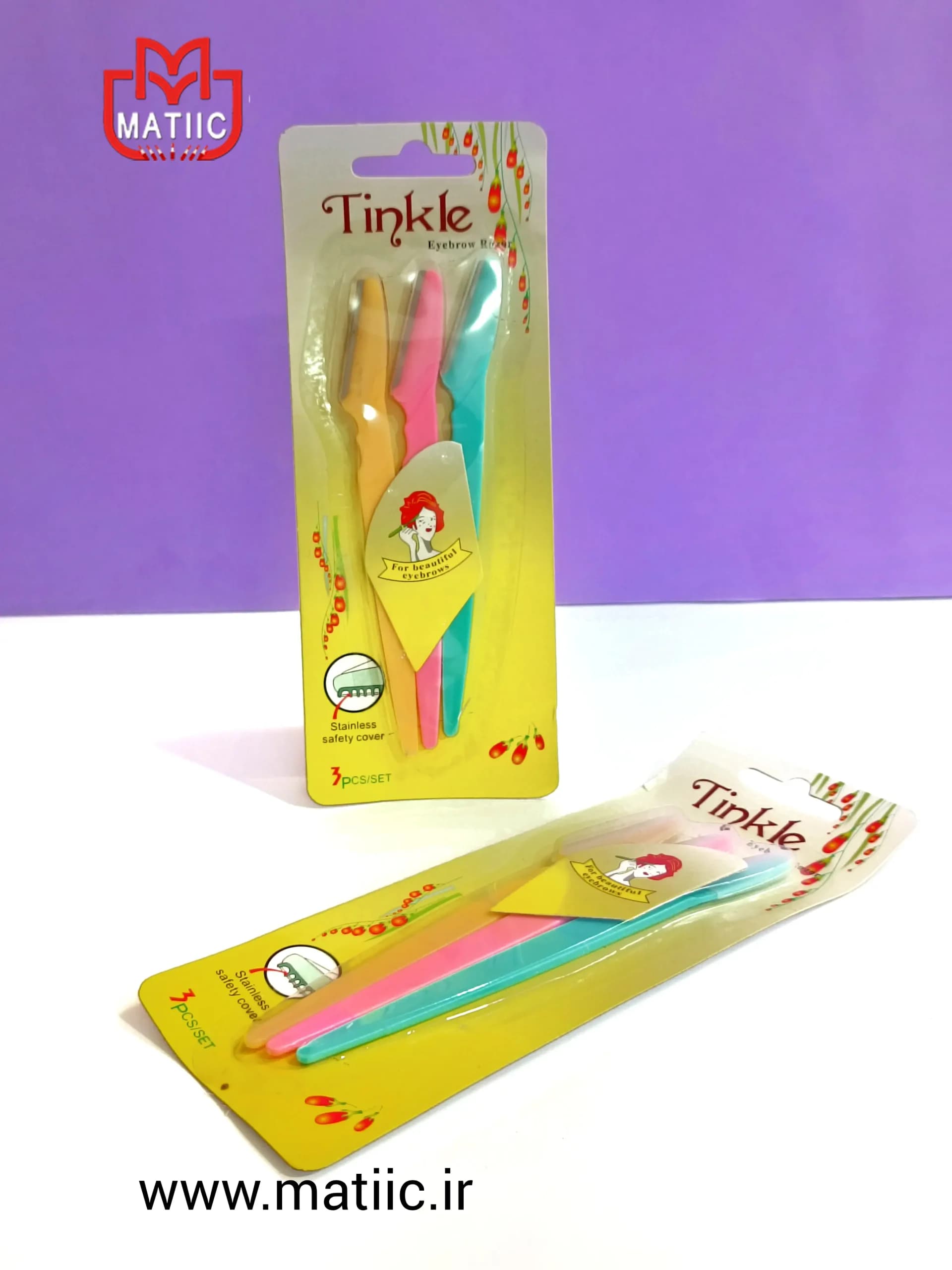 تیغ ابرو 3 تایی تینکل Tinkle
