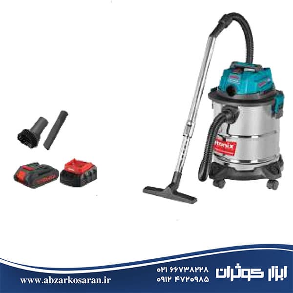 جارو شارژی سطلی رونیکس Ronix مدل 8641 — تصویر ۲