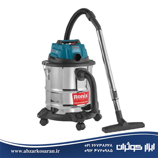 جارو شارژی سطلی رونیکس Ronix مدل 8641 — تصویر ۵