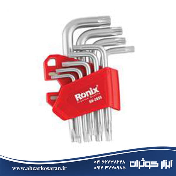 آلن ستاره‌ای 9 عددی کوتاه مگنتی رونیکس Ronix مدل RH-2035