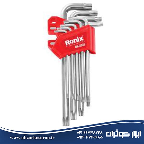 آلن ستاره‌ای 9 عددی بلند مگنتی رونیکس Ronix مدل RH-2036