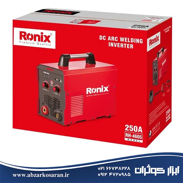 اینورتر جوشکاری 250 آمپر رونیکس Ronix مدل RH-4605 — تصویر ۸